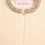 Длинный свитер с рукавами и декором Valentino, Birch Tree - фото 9