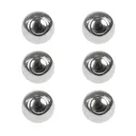 Полный комплект хромированных скользящих накладок для органов Vox Continental и Jaguar - 6 шт. - фото