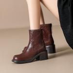 Ботильоны женские Zhr, черный - фото 20