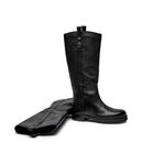 Сапоги кожаные Patrizia Pepe, черный - фото 4