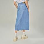 Lee Джинсовая длинная юбка Light Blue - фото 6