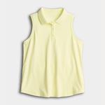 Женский спортивный поло-топ с сетчатыми вставками Tek Gear, Lovely Yellow - фото 5