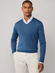 Свитер Hackett London, Blue denim - фото 5