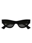 Gucci Eyewear cat-eye frame солнцезащитные очки, черный - фото