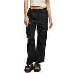 Брюки Urban Classics Vicose Straight Leg Cargo, черный - фото