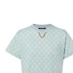 Футболка женская Louis Vuitton с принтом, бирюзовый - фото 6