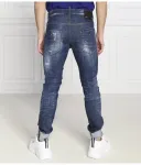 Джинсы-Скейтеры Tapered fit Dsquared2, синий - фото 4