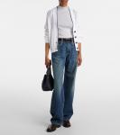 Ребристый водолазный джемпер Brunello Cucinelli, Ciottolo - фото 2