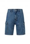 Джинсовые шорты REGULAR FIT HIGH RISE s.Oliver, цвет Stone Blue Denim - фото