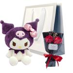 E STRONG x Sanrio Bowknot Kuromi, сидячая кукла плюшевая игрушка E-STRONG - фото 7