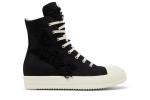 Высокие кроссовки Rick Owens DRKSHDW Strobe Cotton Denim Slashed High, черный - фото
