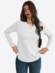 Imily Bela Лонгслив в белом цвете - фото 5
