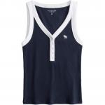 Abercrombie＆Fitch Топ-майка Women's Navy Blue - фото