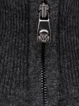 Кардиган на молнии Corneliani, серый - фото 3