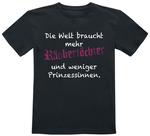 Футболка Sprüche Kids - Räubertöchter, черный - фото