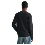 Лонгслив Gant Reg Shield, черный - фото 3