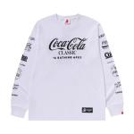 Лонгслив BAPE x Coca-Cola Milo 'White', белый - фото