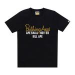 Футболка BAPE Champion Logo 'Black', черный - фото 2