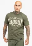 Normale passform crashed print tshirt Tapout, Olive Sand - фото
