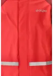 Дождевик ZIGZAG "GILBO" со светоотражающими элементами, красный - фото 4