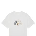 Футболка с принтом cats Givenchy, белый - фото 5