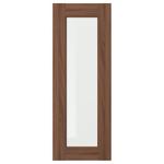 Стеклянная дверь IKEA, 30x80 см, цвет brown walnut effect - фото