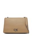 Сумка Ck Medium Conv Chain Bag K60K612810 Calvin Klein, бежевый - фото