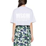 Футболка с принтом логотипа MSGM, серый - фото 5
