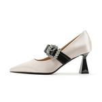 Ainer cat Slim Heel High Heels 7cm женские Ainer-cat, champagne - фото