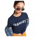 Футболка Superdry Cl, синий - фото 2