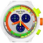 SWATCH Часы Unisex Blue Watch SB02K100, Blue Dial - фото 2
