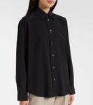 Рубашка с узлом Bottega Veneta, Black - фото 6