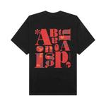 Футболка с текстовым рисунком BAPE, Черная - фото 2