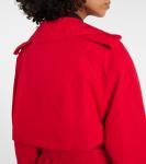 Хлопковый тренчкот Wardrobe.NYC, красный - фото 6