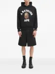 Худи с логотипом A Bathing Ape, черный - фото 2