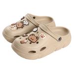 Домашние тапочки WARRIOR, айвори - фото