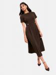 Friends Like These Платье в шоколадном цвете - фото