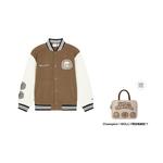 X POP MART Куртка Unisex Champion, Кофейный Пэчворк - фото 7