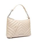 Сумка Armani Exchange с металлическими элементами, бежевый - фото 4