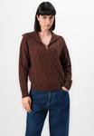 Джемпер Tommy Hilfiger SOFT CABLE , Legacy Brown/Brown - фото 4