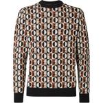 Свитер с принтом FENDI, мультиколор - фото