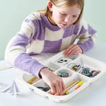 Поддон для хранения с отделениями TROFAST IKEA, 42x30x5 см, белый - фото 5