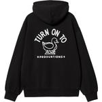 Худи с принтом Carhartt WIP, черный - фото