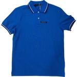 PRADA Мужская синяя поло - фото