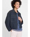 Женская джинсовая куртка-бомбер Olsen, True navy - фото