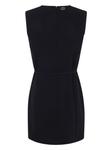 Мини-платье без рукавов с логотипом TWINSET, черный - фото 2