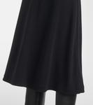 Шерстяное платье миди Joseph, черный - фото 5