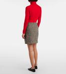 Хаундстут мини-юбка 'S Max Mara, Black And White - фото 3