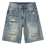 Джинсовые шорты унисекс Maserati, белый - фото 3