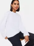 Топ Whistles Relaxed Long Sleeve, белый - фото